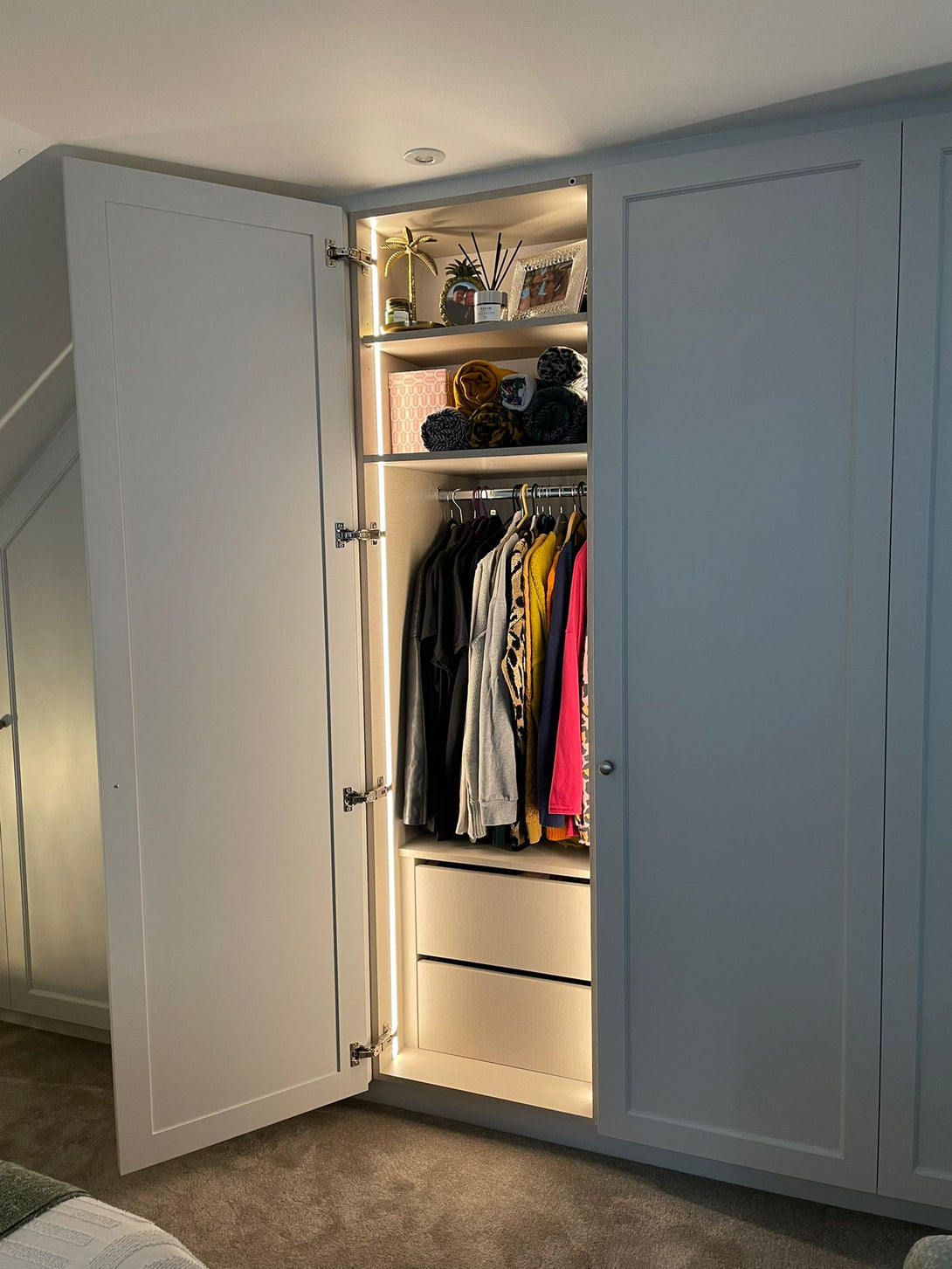 Angled Wardrobe Dormer Loft Conversion